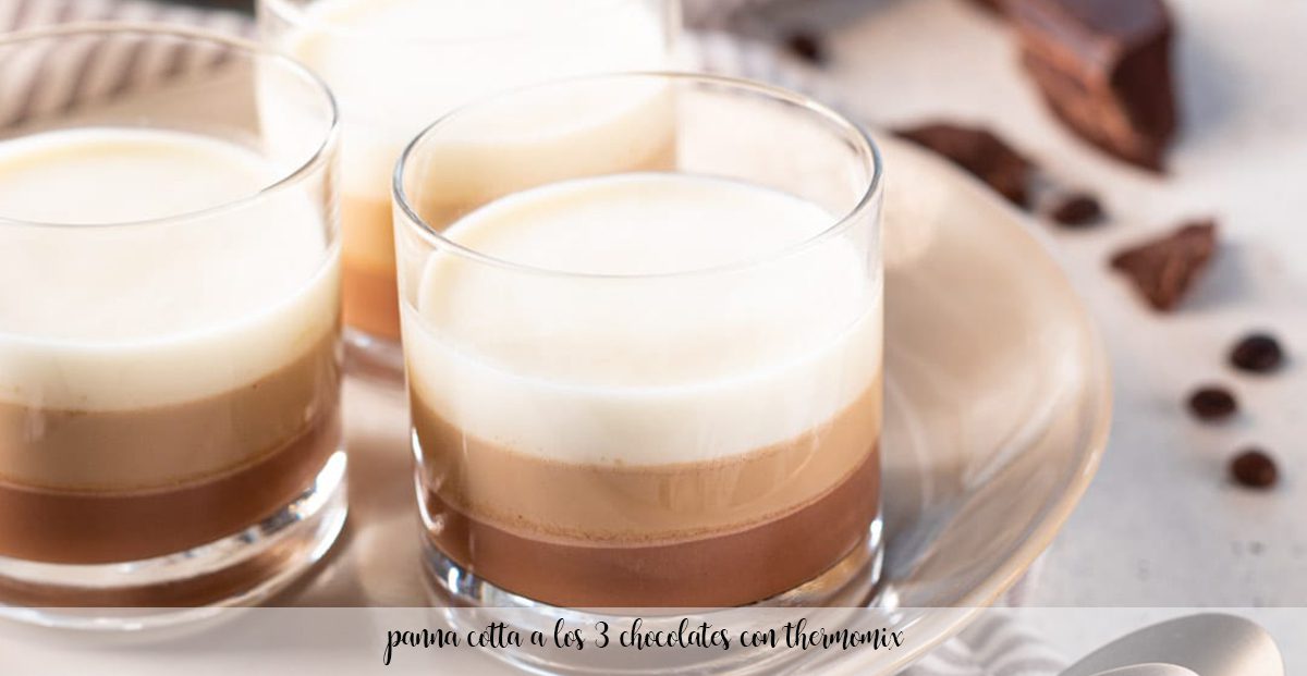 Panna Cotta Aux Trois Chocolats Au Thermomix Recettes Pour Thermomix