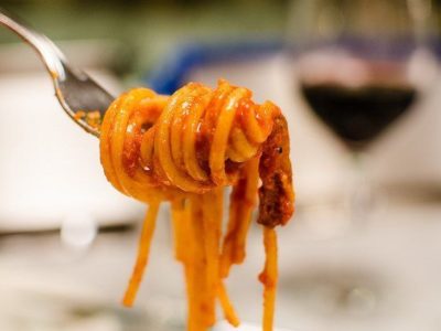 Sauce amatriciana et spaghetti alla amatriciana avec thermomix
