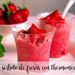 Sorbet à la fraise au thermomix