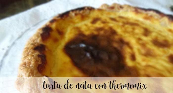 Tarte à la crème au thermomix