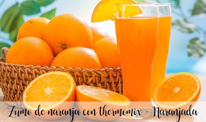 Jus d'orange avec thermomix - Orange
