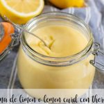 Crème au citron - Curd au citron avec thermomix