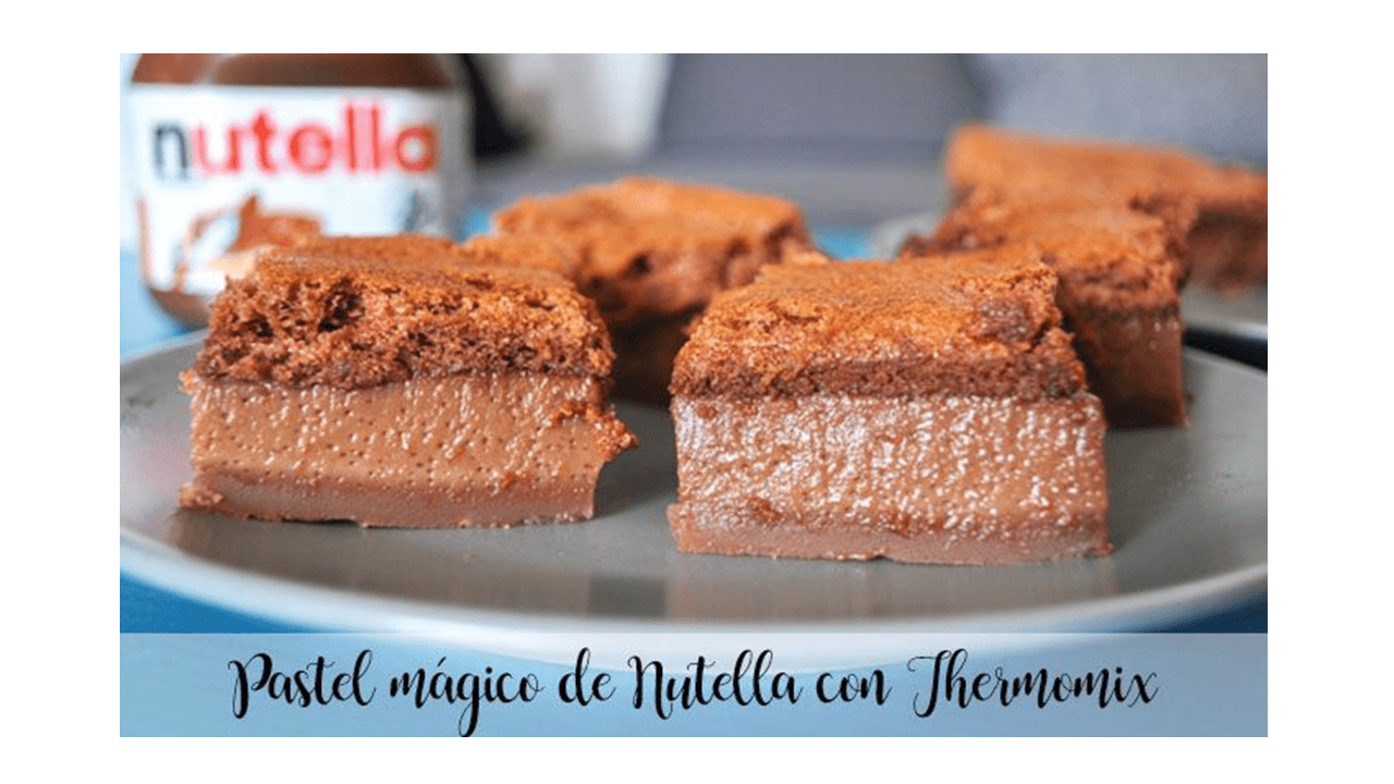 Gâteau magique Nutella avec Thermomix