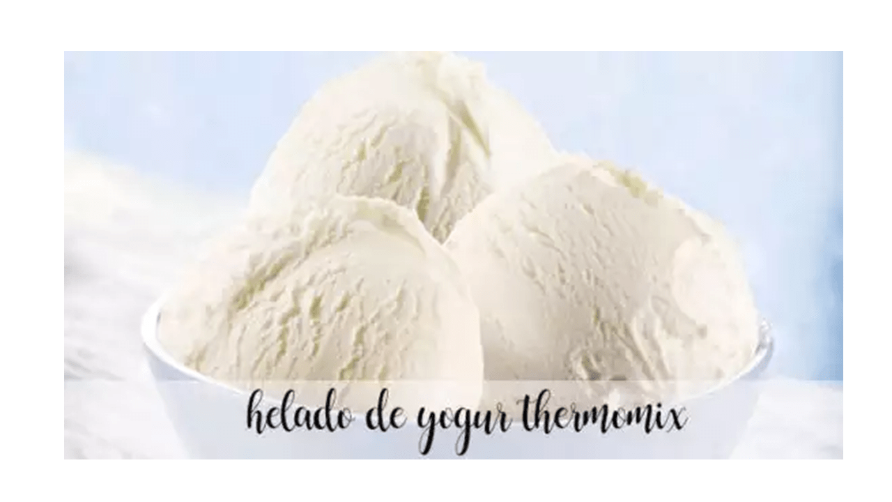 Recette de crème glacée au yogourt avec Thermomix