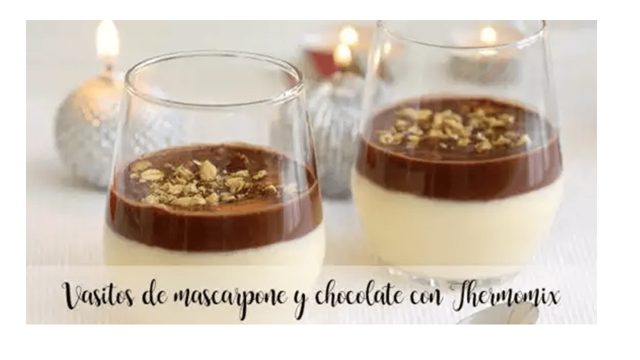 Tasses à mascarpone et chocolat avec Thermomix