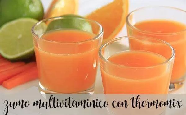 Jus ou multivitamines avec Thermomix