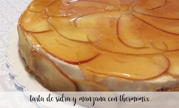 Gâteau au cidre de pomme asturien avec Thermomix
