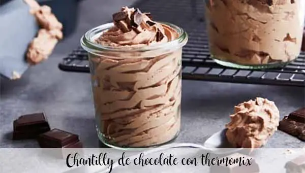 Chantilly au chocolat au thermomix