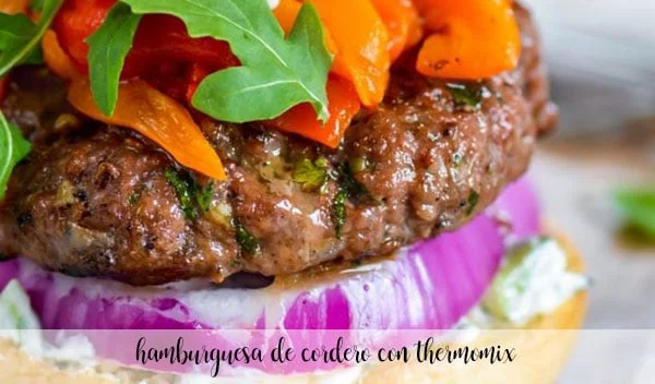 Burger d'agneau au Thermomix