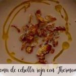 Crème d'oignons rouges au Thermomix