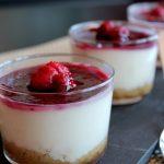 New York Cheesecake dans des coupes avec thermomix
