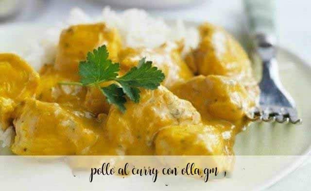 Curry de poulet avec pot GM