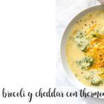 soupe de brocoli et cheddar au thermomix