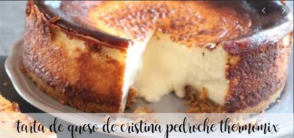 Gâteau au fromage de Cristina Pedroche au thermomix