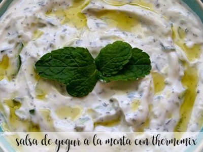 Sauce yaourt à la menthe au thermomix