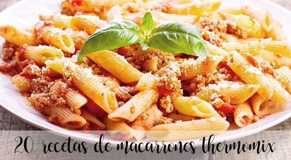 20 recettes de macaronis au thermomix