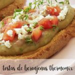 Toasts d'aubergines au thermomix