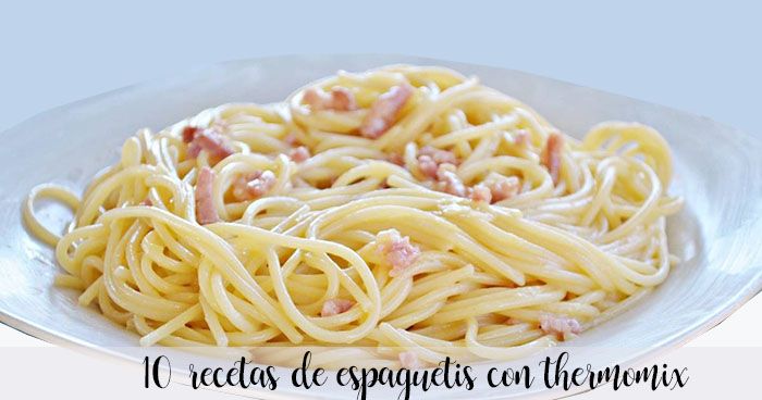25 recettes de spaghettis au thermomix