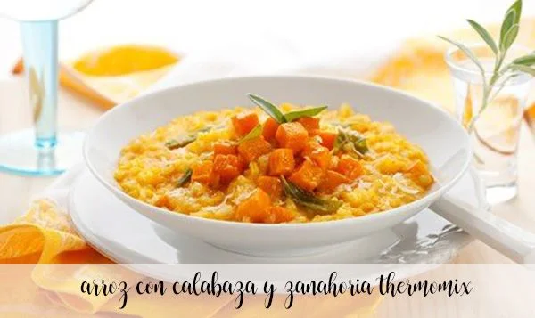 Riz au potiron et carotte thermomix