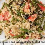 Salade de quinoa, haricots verts et thon au Thermomix