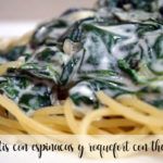 Spaghetti aux épinards et roquefort au thermomix