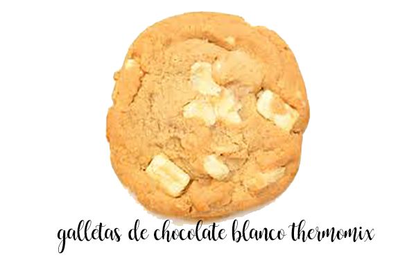 Biscuits au chocolat blanc avec Thermomix