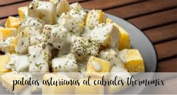 Pommes de terre asturiennes au fromage Cabrales au Thermomix
