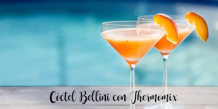 Cocktail Bellini au Thermomix