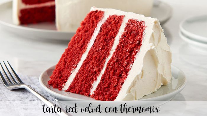 Gâteau thermomix velours rouge