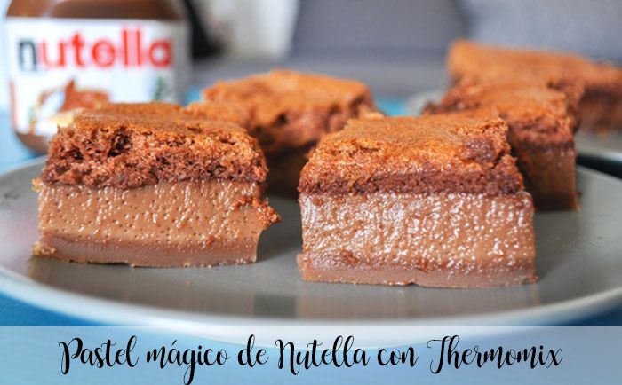 Gâteau magique au Nutella avec Thermomix