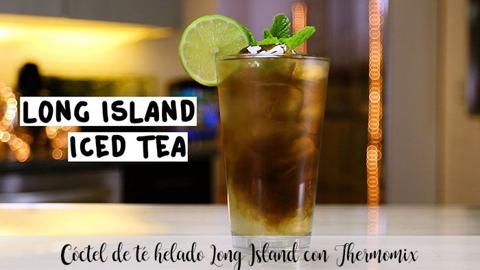 Cocktail de thé glacé Long Island avec Thermomix