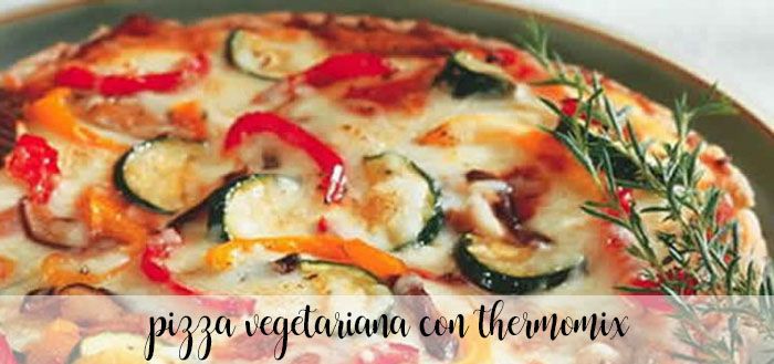pizza végétarienne au thermomix