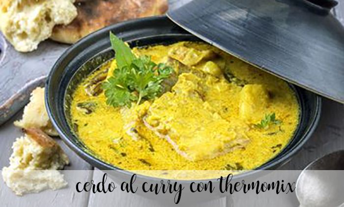 Côtelette de porc au curry au Thermomix