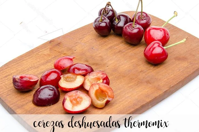 Cerises à noyau au thermomix