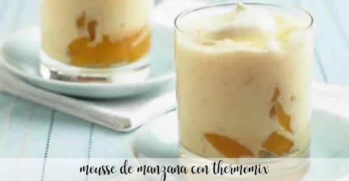 Mousse aux pommes au thermomix