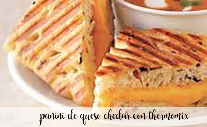 panini au fromage cheddar au thermomix