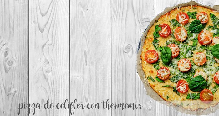 Pizza au chou-fleur au thermomix