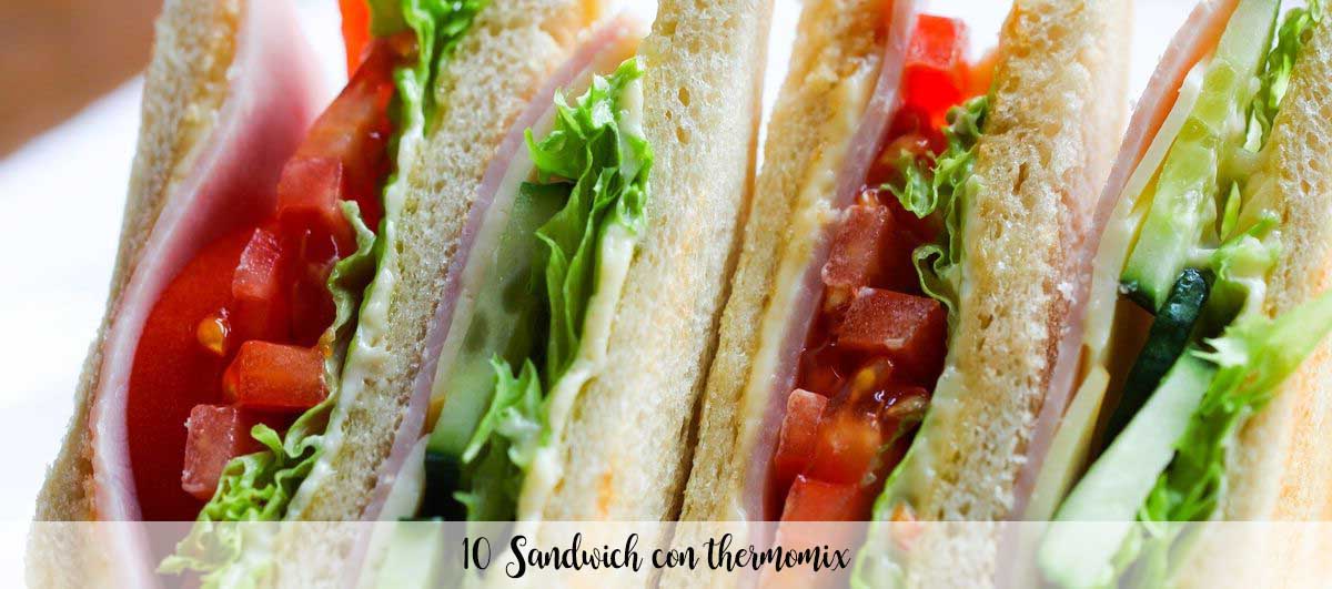 10 Sandwich au thermomix