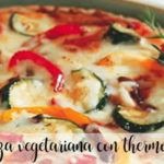 pizza végétarienne au thermomix
