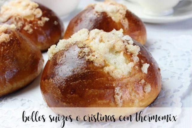 Brioches suisses ou cristina au Thermomix