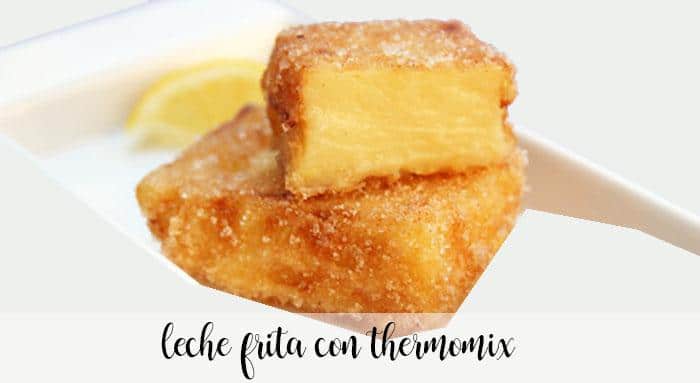 Lait frit au nougat avec Thermomix