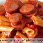 Macaroni au chorizo ​​et saucisses avec pot GM