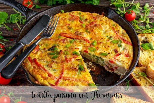 omelette campagnarde au Thermomix