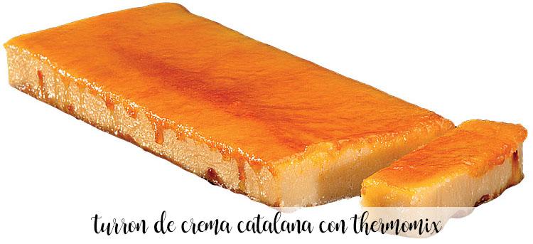 Nougat à la crème catalane au thermomix