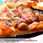 Pizza bacon et saucisse au thermomix