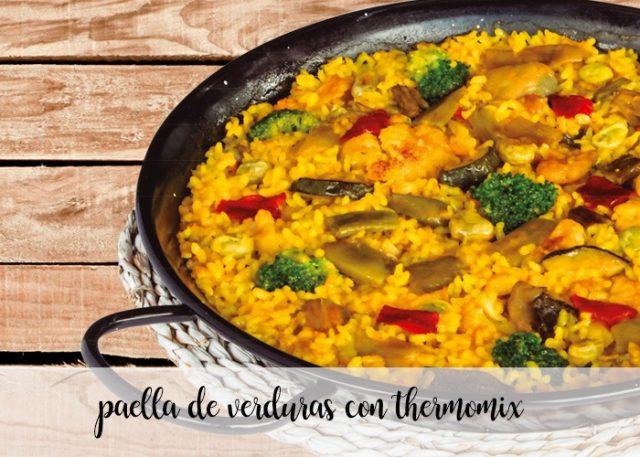 Paella de légumes au Thermomix