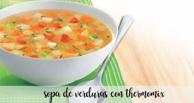 Soupe de légumes au Thermomix
