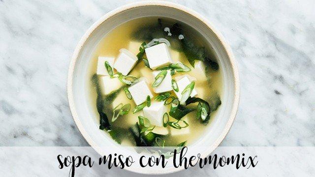 Soupe Miso Japonaise au Thermomix