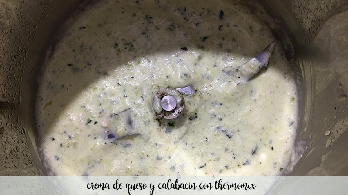 Fromage à la crème et courgettes au Thermomix