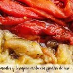 Poivrons rôtis et aubergines avec friteuse à air – airfryer